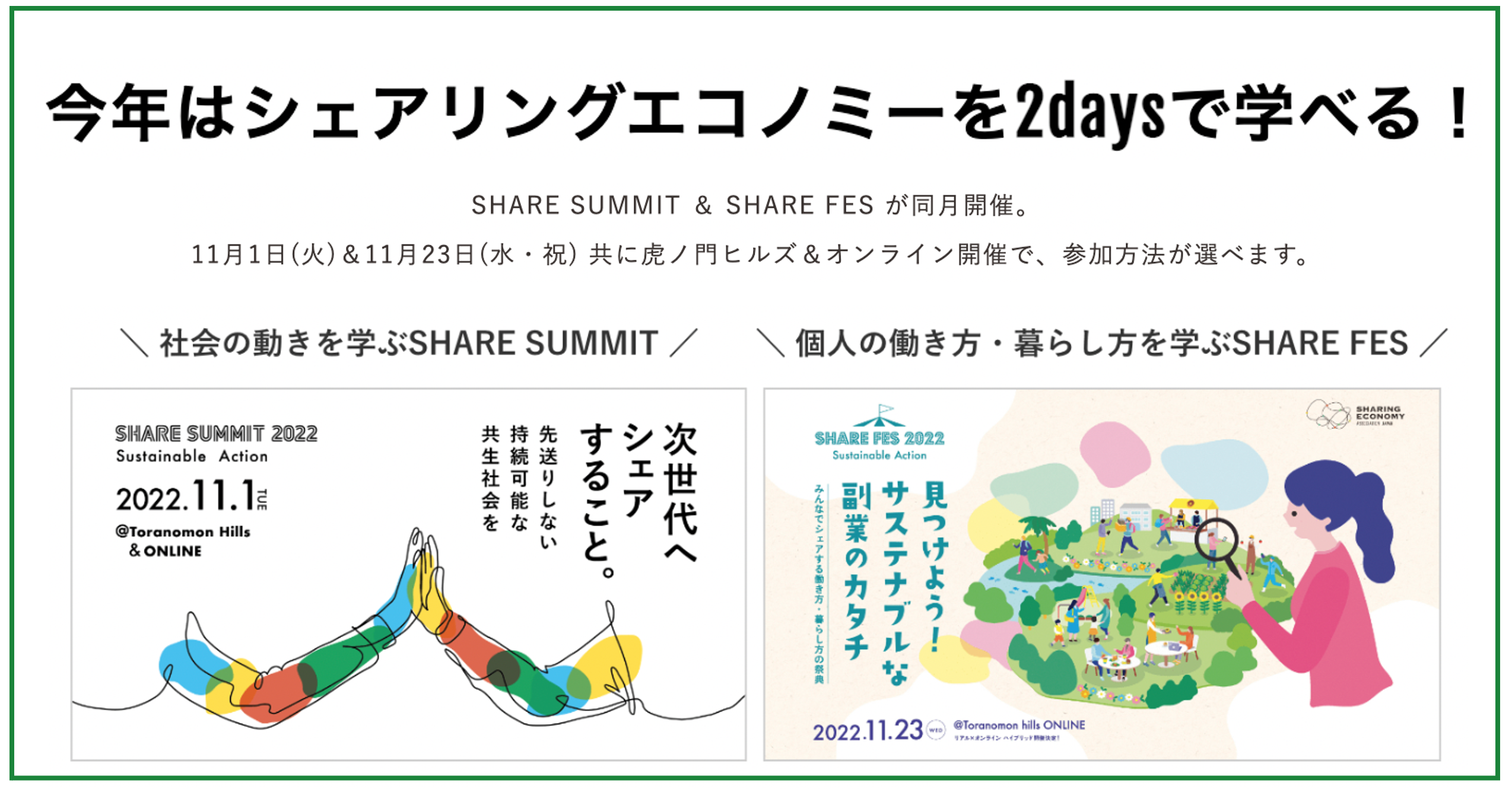 SHARE SUMMIT 2022・SHARE FES 2022 メディア掲載一覧（随時更新）