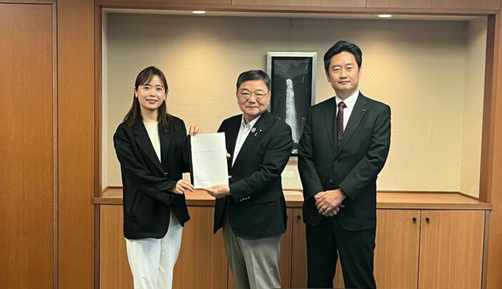 二地域居住官民連携プラットフォームより、古川国交副大臣に提言を申し入れました